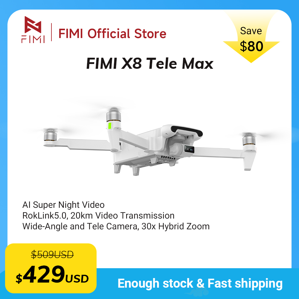 FIMI X8 Tele Max New Drone Wid - Drone Thermal Imaging ulasan dan harga