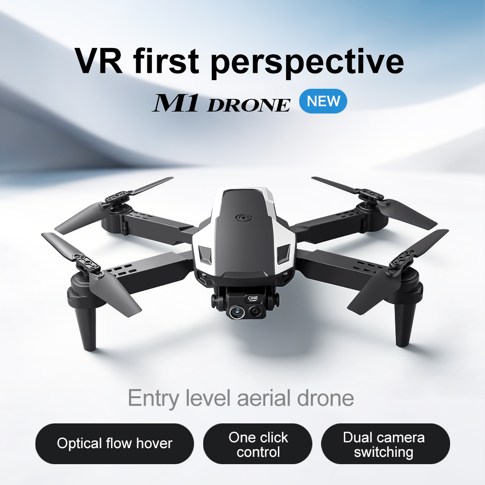Foldable M1 VR Mini Drone RC Q - Drone Video Production ulasan dan harga