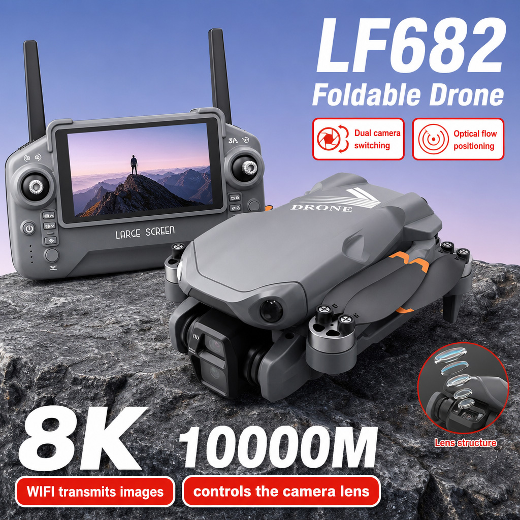 Aerial Photo LF682 Drone 8K HD - Drone Mapping ulasan dan harga