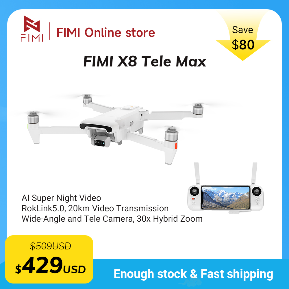 FIMI X8 Tele Max Drone 4K Prof - Drone Thermal Imaging ulasan dan harga